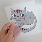 Bügelbild Nr.178 Katze Bügelbild Nr.178 Katze