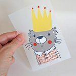 Bügelbild Nr.174 König Bär Bügelbild Nr.174 König Bär