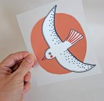 Bügelbild Nr.171 Vogelflug Bügelbild Nr.171 Vogelflug