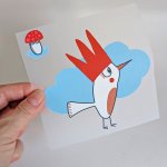 Bügelbild Nr.170 kleiner Vogelkönig Bügelbild Nr.170 kleiner Vogelkönig